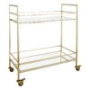 Providence Regina Gold Mirror Bar Cart -Accent Furniture Shop providence regina gold mirror bar cart