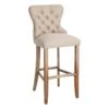 Providence Ring Back Barstool, Linen -Accent Furniture Shop providence ring back barstool linen