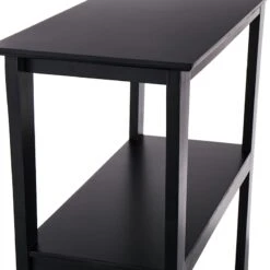 Providence Theodore Black 3-Tier Thick Leg Bookshelf, 29" 8 Providence Theodore Black 3-Tier Thick Leg Bookshelf, 29" -Accent Furniture Shop providence theodore black 3 tier thick leg bookshelf 29 2