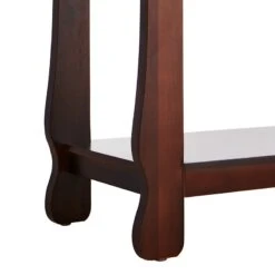 Providence Theodore Brown 3-Tier Thick Leg Bookshelf, 29" -Accent Furniture Shop providence theodore brown 3 tier thick leg bookshelf 29 3