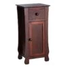 Providence Theodore Dark Brown 1-Drawer Cabinet End Table, 29" -Accent Furniture Shop providence theodore dark brown 1 drawer cabinet end table 29