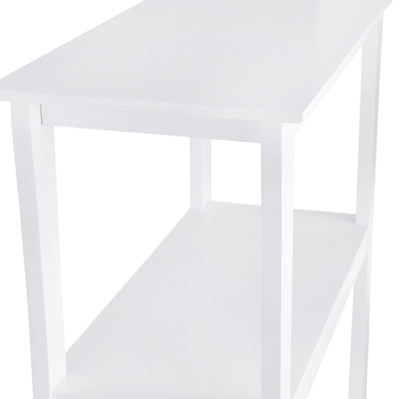 Providence Theodore White 3-Tier Thick Leg Bookshelf, 29" 5 Providence Theodore White 3-Tier Thick Leg Bookshelf, 29" - Image 3