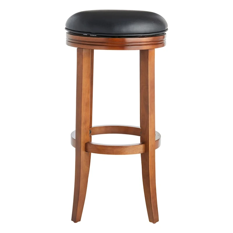 Providence Victoria Backless Barstool, Walnut 4 Providence Victoria Backless Barstool, Walnut - Image 2