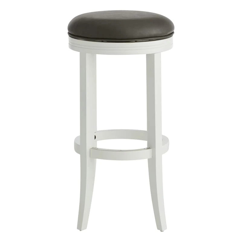 Providence Victoria Backless Barstool, White 4 Providence Victoria Backless Barstool, White - Image 2