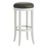 Providence Victoria Backless Barstool, White -Accent Furniture Shop providence victoria backless barstool white