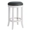 Providence Victoria Backless Counter Stool, White -Accent Furniture Shop providence victoria backless counter stool white