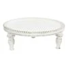 Providence White Wood Beaded Plant Stand, Medium -Accent Furniture Shop providence white wood beaded plant stand medium