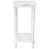 Providence White Wood Square Plant Stand, 24" 1 Providence White Wood Square Plant Stand, 24" -Accent Furniture Shop providence white wood square plant stand 24