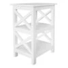 Providence Xavier Accent Table, White -Accent Furniture Shop providence xavier accent table white
