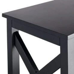 Providence Xavier Black 3-Tier Bookshelf, 29" -Accent Furniture Shop providence xavier black 3 tier bookshelf 29 3