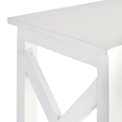 Providence Xavier White 3-Tier Bookshelf, 29" -Accent Furniture Shop providence xavier white 3 tier bookshelf 29 4