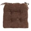 Reese Chenille Chocolate Chair Pad -Accent Furniture Shop reese chenille chocolate chair pad