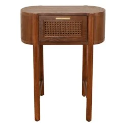 Reston Round-Corner End Table