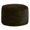 Ridgecrest Charcoal Grey Plush Pouf, 20" 2 Ridgecrest Charcoal Grey Plush Pouf, 20" -Accent Furniture Shop ridgecrest charcoal grey plush pouf 20
