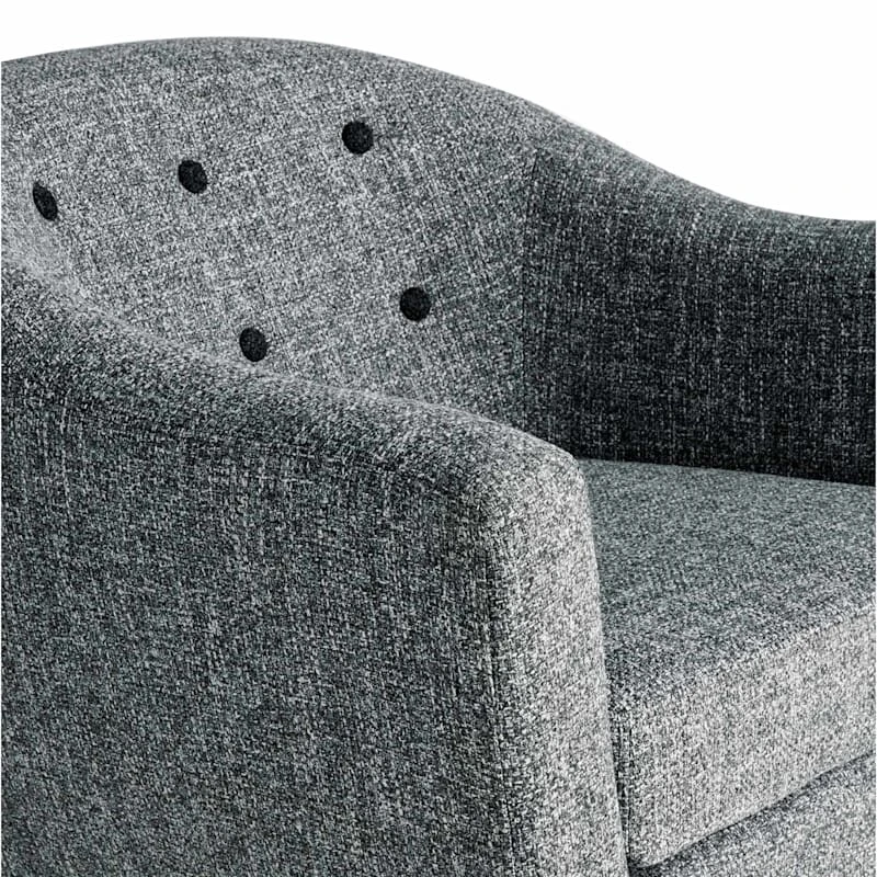 Rockwell Accent Chair & Ottoman Set, Salt & Pepper 7 Rockwell Accent Chair & Ottoman Set, Salt & Pepper - Image 5