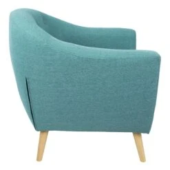 Rockwell Teal Mid-Century Modern Accent Chair 12 Rockwell Teal Mid-Century Modern Accent Chair -Accent Furniture Shop rockwell teal mid century modern accent chair 2