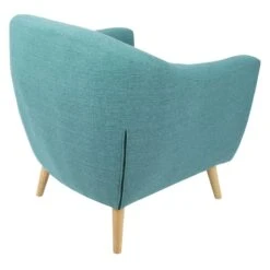 Rockwell Teal Mid-Century Modern Accent Chair 13 Rockwell Teal Mid-Century Modern Accent Chair -Accent Furniture Shop rockwell teal mid century modern accent chair 3