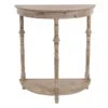 Rounded Turned Leg Wooden Console -Accent Furniture Shop rounded turned leg wooden console
