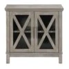 Rowan 2-Drawer Grey Cabinet