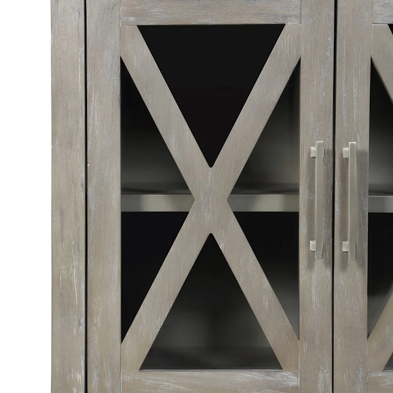 Rowan 2-Drawer Grey Cabinet 9 Rowan 2-Drawer Grey Cabinet - Image 7