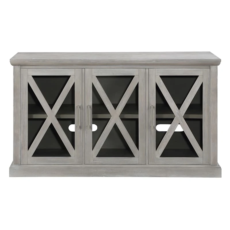 Rowan 3-Drawer Grey Cabinet 4 Rowan 3-Drawer Grey Cabinet - Image 2