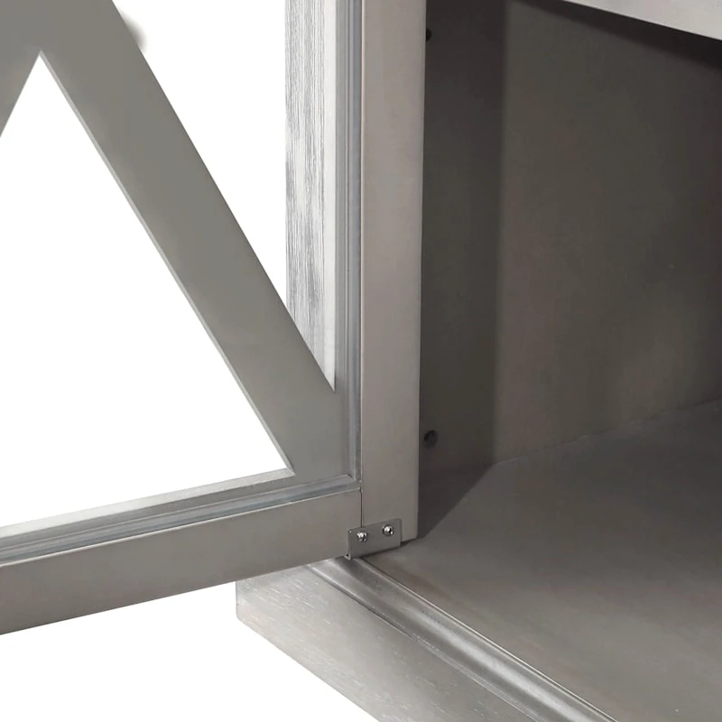 Rowan 3-Drawer Grey Cabinet 9 Rowan 3-Drawer Grey Cabinet - Image 7