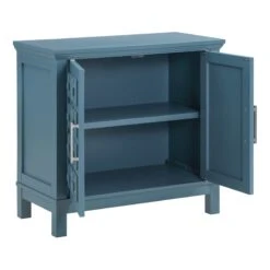 Sadie 2-Drawer Geometric Cabinet, Turquoise 11 Sadie 2-Drawer Geometric Cabinet, Turquoise -Accent Furniture Shop sadie 2 drawer geometric cabinet turquoise 2