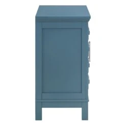 Sadie 2-Drawer Geometric Cabinet, Turquoise 12 Sadie 2-Drawer Geometric Cabinet, Turquoise -Accent Furniture Shop sadie 2 drawer geometric cabinet turquoise 3