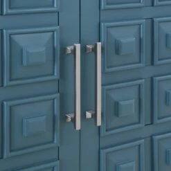 Sadie 2-Drawer Geometric Cabinet, Turquoise 13 Sadie 2-Drawer Geometric Cabinet, Turquoise -Accent Furniture Shop sadie 2 drawer geometric cabinet turquoise 4