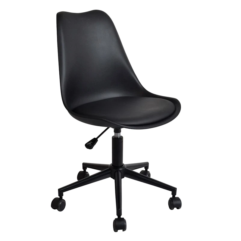 Sally Black Adjustable Office Chair 3 Sally Black Adjustable Office Chair
