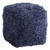 Sammy Shag Pouf, Navy -Accent Furniture Shop sammy shag pouf navy
