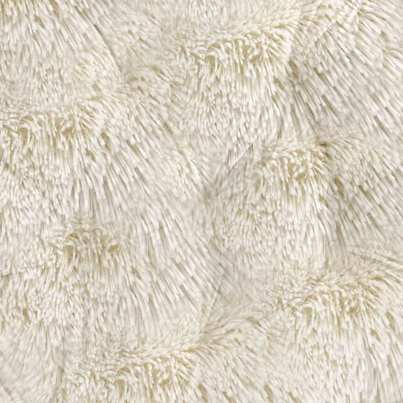 Shag Papasan Cushion, Blue 4 Shag Papasan Cushion, Blue - Image 2