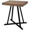 Shanty 2 Chic Wood Top Side Table With Metal X Base 1 Shanty 2 Chic Wood Top Side Table With Metal X Base -Accent Furniture Shop shanty 2 chic wood top side table with metal x base