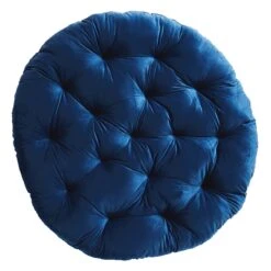 Sherpa Papasan, Navy Blue 9 Sherpa Papasan, Navy Blue -Accent Furniture Shop sherpa papasan navy blue 3