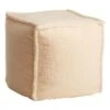Sherpa Pouf, Cream 1 Sherpa Pouf, Cream -Accent Furniture Shop sherpa pouf cream