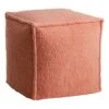 Sherpa Pouf, Peach -Accent Furniture Shop sherpa pouf peach