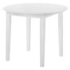 Sophia White Round Dining Table, 35" -Accent Furniture Shop sophia white round dining table 35