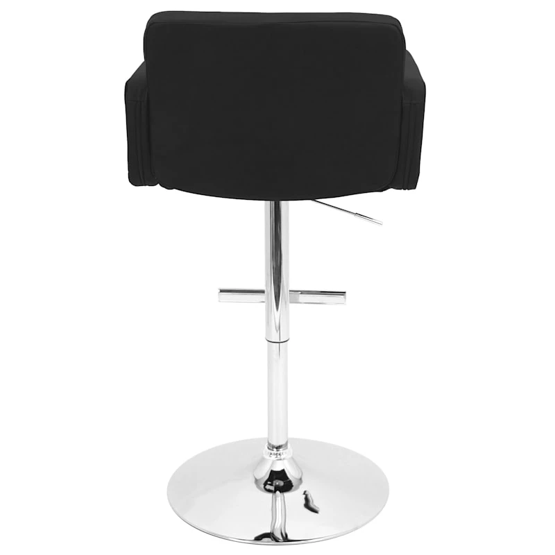 Stout Black Faux Leather Adjustable Barstool 8 Stout Black Faux Leather Adjustable Barstool - Image 6
