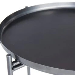 Tate Tray Side Table, Silver -Accent Furniture Shop tate tray side table silver 3