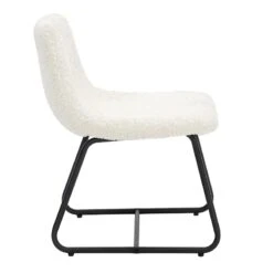 Tiny Dreamers Drake Kids Chair, White Sherpa -Accent Furniture Shop tiny dreamers drake kids chair white sherpa 2