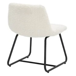 Tiny Dreamers Drake Kids Chair, White Sherpa -Accent Furniture Shop tiny dreamers drake kids chair white sherpa 3