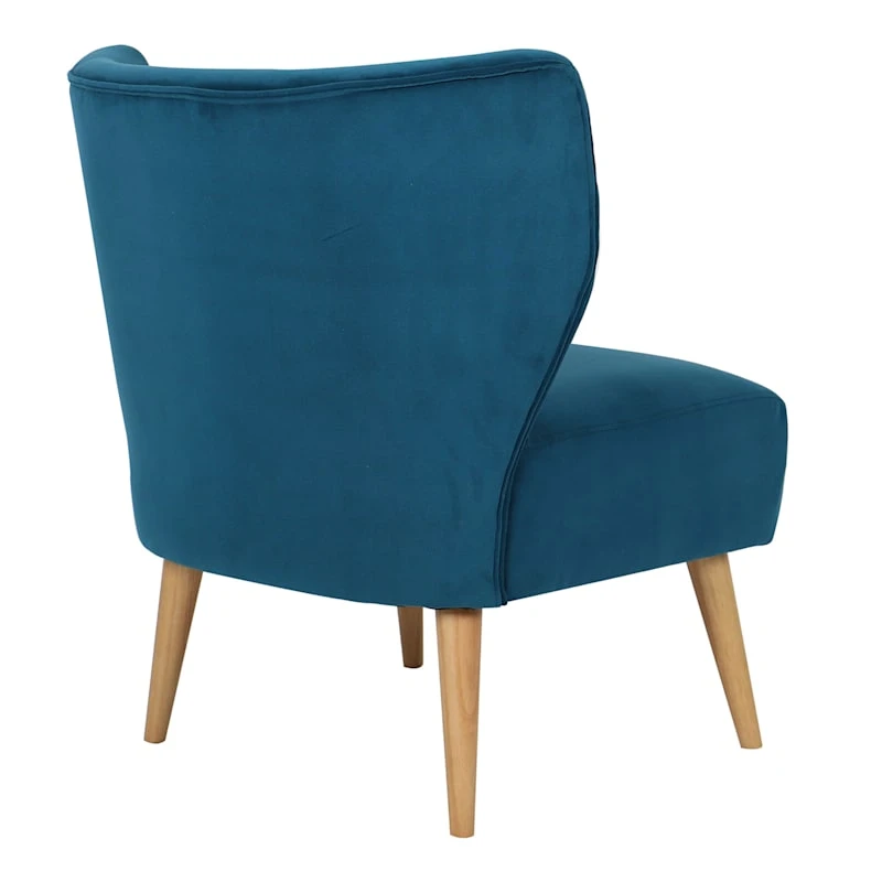 Tracey Boyd Beckett Teal Velvet Chair 7 Tracey Boyd Beckett Teal Velvet Chair - Image 5
