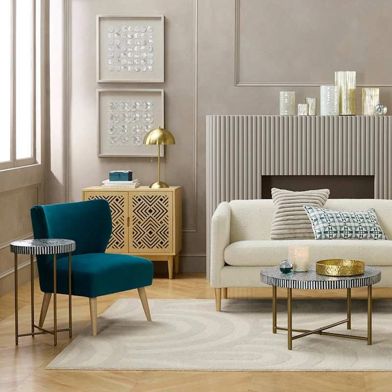 Tracey Boyd Beckett Teal Velvet Chair 9 Tracey Boyd Beckett Teal Velvet Chair - Image 7