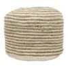 Tracey Boyd Striped Jute Pouf 1 Tracey Boyd Striped Jute Pouf -Accent Furniture Shop tracey boyd striped jute pouf