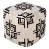 Tracey Boyd Tile Tufted Pouf, Cream -Accent Furniture Shop tracey boyd tile tufted pouf cream