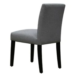 Tufted Dining Chair, Grey -Accent Furniture Shop tufted dining chair grey 2