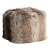 Ty Pennington Creed Ombre Fur Pouf -Accent Furniture Shop ty pennington creed ombre fur pouf