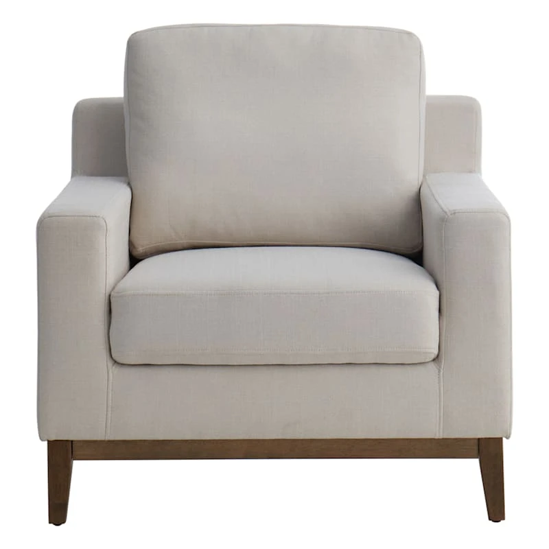 Ty Pennington Knox Upholstered Wooden Accent Chair 5 Ty Pennington Knox Upholstered Wooden Accent Chair - Image 3