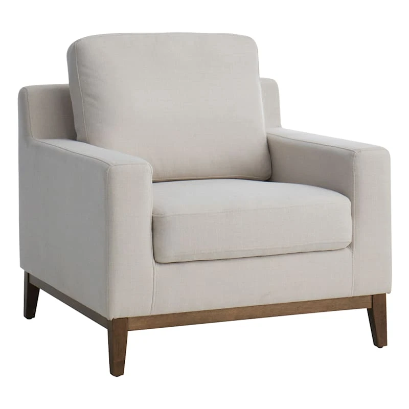Ty Pennington Knox Upholstered Wooden Accent Chair 3 Ty Pennington Knox Upholstered Wooden Accent Chair