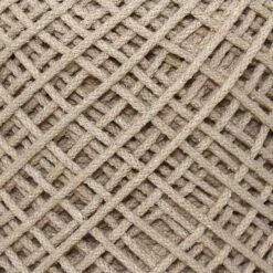 Ty Pennington Reid Twisted Ottoman, Wool Brown -Accent Furniture Shop ty pennington reid twisted ottoman wool brown 3